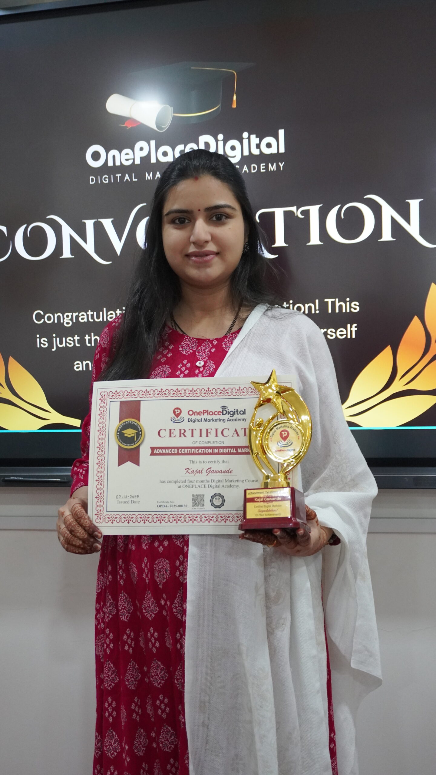 Student Life 18 Kajal - OnePlace Academy Graduate Nashik