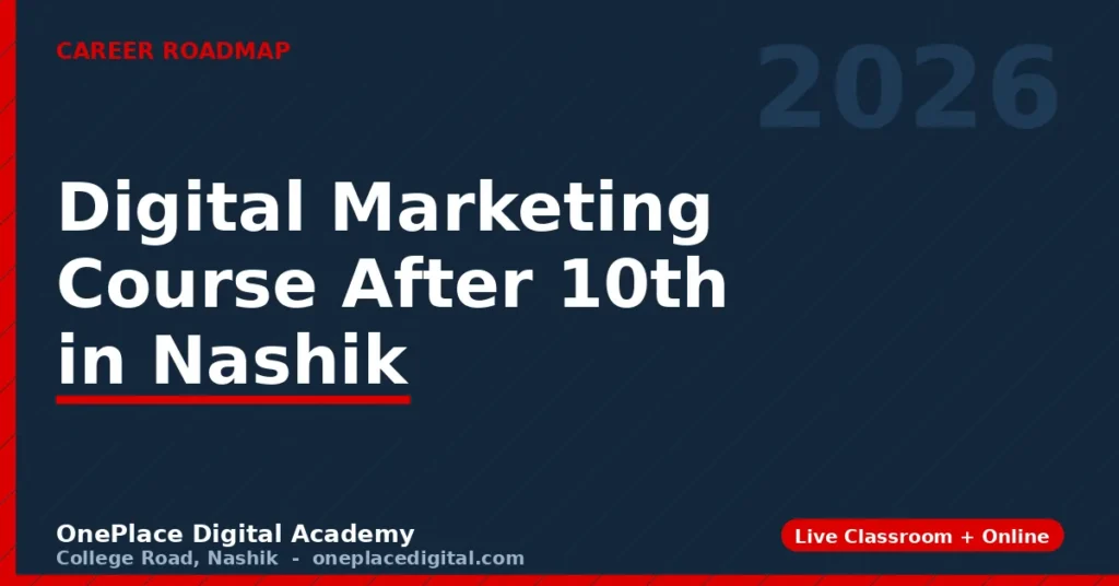 Digital Marketing Course After 10th in Nashik — 2026 Roadmap