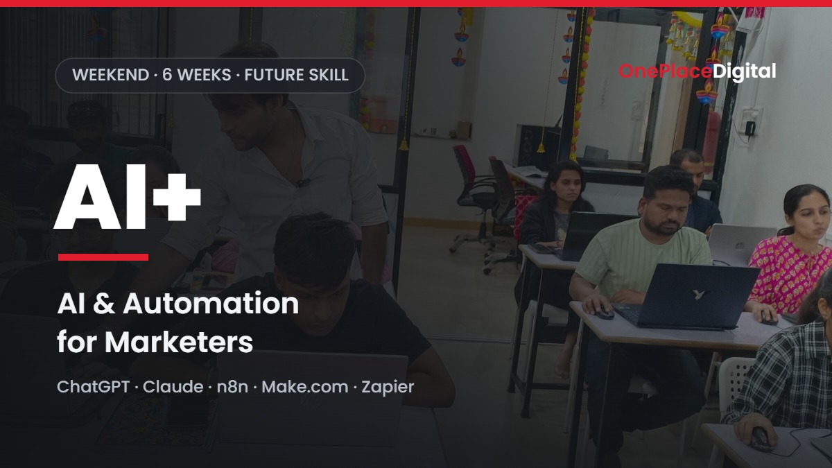 AI and Automation for Marketers Course in Nashik