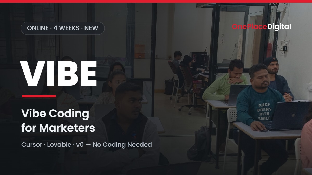 Vibe Coding for Marketers Course in Nashik