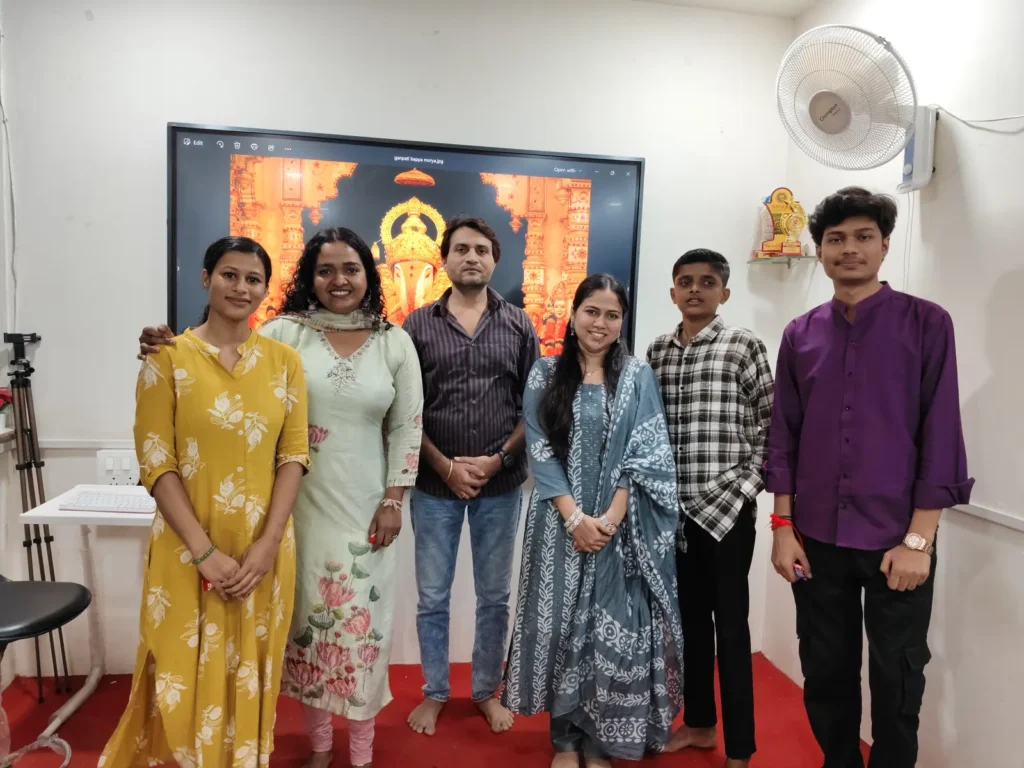 Ganpati games winners group photo at OnePlace, College Road Nashik