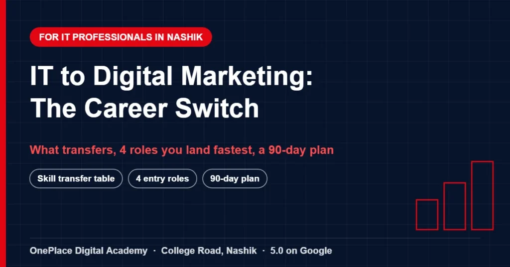 IT to Digital Marketing Career Switch in Nashik: The 2026 Playbook 8 IT to digital marketing career switch guide for Nashik professionals 2026