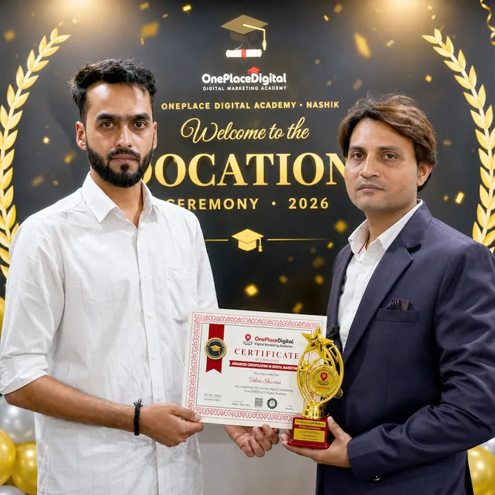 Certified batch of OnePlace Digital Academy at Convocation 2026